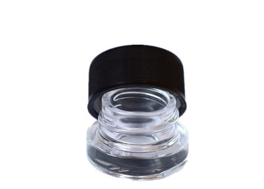 Chine Conteneur concentré transparent durable, pot en verre de la limande 5ml avec le couvercle de preuve d&#039;enfant usine