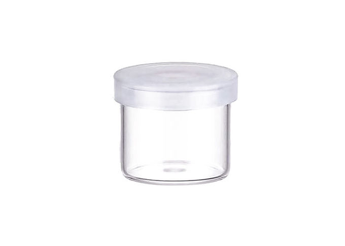 pots en verre de 5ml 6ml 9ml, pot en verre de limande de conteneur de concentré de couvercles en plastique