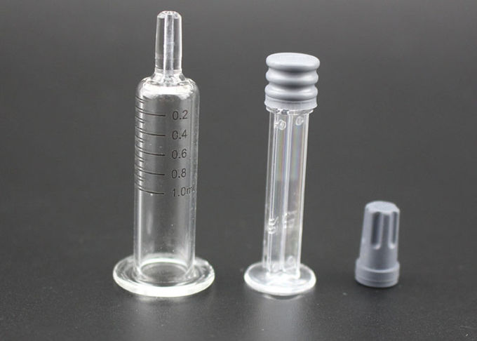 Seringue en verre de serrure de la seringue 1ml Luer de marque de mesure pour la cartouche d'huile de CBD