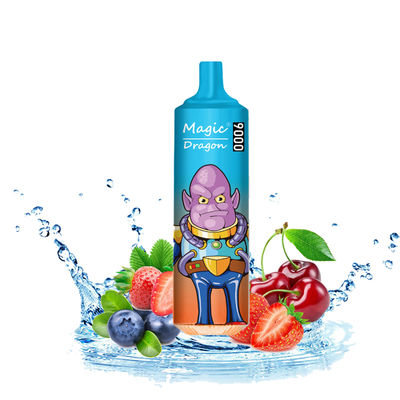 qualité  Komodo Magic Dragon 9000 Puffs Disposable Vape Pen Prefilled Fruit Flavour Usine
