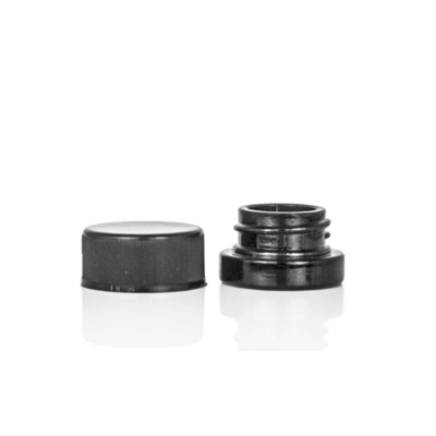 Couvercles en plastique Récipient en verre concentré Dab Jar Grade alimentaire 5ml 6ml 9ml Matériau en verre