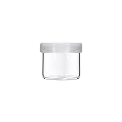 Accessoires de vapeur de qualité alimentaire 6 ml Container en verre à concentrés d'herbes et bouteille de cire Dab