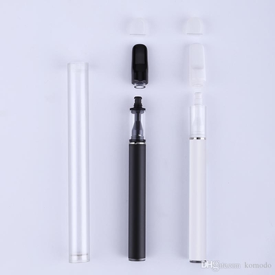 Plume vaporisateur jetable Ecig Kit Batterie de 350 mAh avec chargeur USB 0.3 ml 0.5 ml Cartouche en bobine céramique Plume vaporisateur