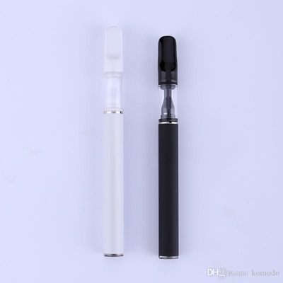 Prix d'usine 510 Récipient en verre plein stylo de cartouche de vapotage jetable en céramique adapté à l'huile épaisse