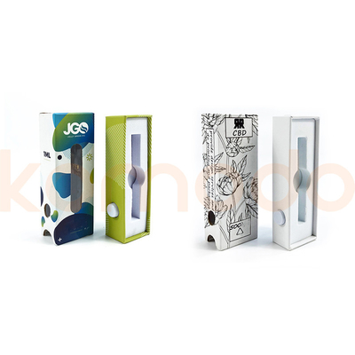 Logo OEM personnalisé Imprimé Eco-Friendly Packaging bon marché Boîtes en carton pour une cartouche de vape en céramique de 0,5 ml 1 ml