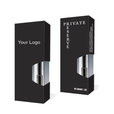 Logo OEM personnalisé Imprimé Eco-Friendly Packaging bon marché Boîtes en carton pour une cartouche de vape en céramique de 0,5 ml 1 ml