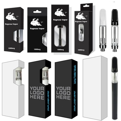 Logo OEM personnalisé Imprimé Eco-Friendly Packaging bon marché Boîtes en carton pour une cartouche de vape en céramique de 0,5 ml 1 ml