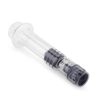 Seringue de verrouillage Luer en verre transparent 1 ml pour certification Rohs d'huile épaisse