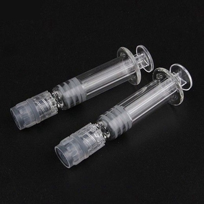 Seringuette en verre Luer Lock de capacité 1 ml avec mesure de couleur transparente