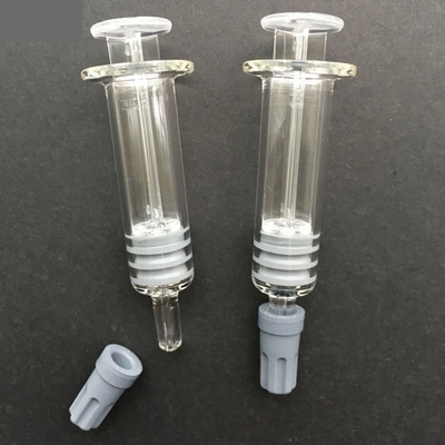 1 ml de Galss Seringue Luer Lock Luer Tête Injecteur en verre Transparent Avec Marque de Mesure