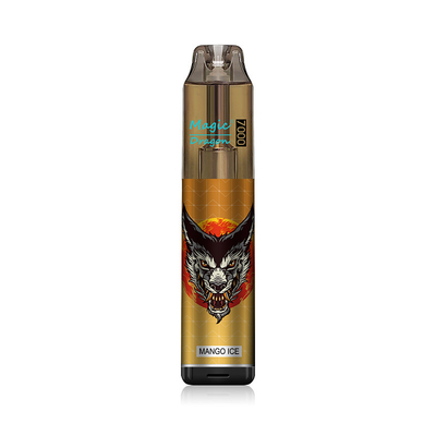 Un stylo de vapotage jetable avec une barre de fumée sans nicotine 7000 bouffées de vapotage avec une saveur fruité mélangée