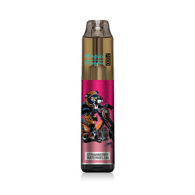 Un stylo de vapotage jetable avec une barre de fumée sans nicotine 7000 bouffées de vapotage avec une saveur fruité mélangée