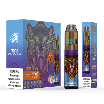 Cigarette électronique jetable en gros 18 ml 850 mAh 7000 bouffées Vape Pen rechargeable