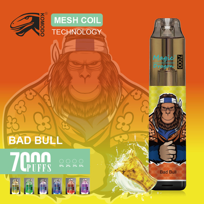 7000 bouffées et cigarettes électroniques Magic Dragon cigarettes électroniques jetables 850mAh batterie 16ml vape pré-rempli Portable