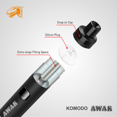 Komodo en gros Cigarette électronique jetable vide 2 ml 3 ml Vape Pen pour huile épaisse