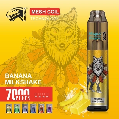 Comodo Magic Dragon 7000 Puffs Vapor jetable 2% de nicotine E-cigarette rechargeable