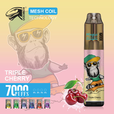 Commercialisation en gros de stylo à vapotage jetable Komodo 7000puffs Vape Device Diverses saveurs