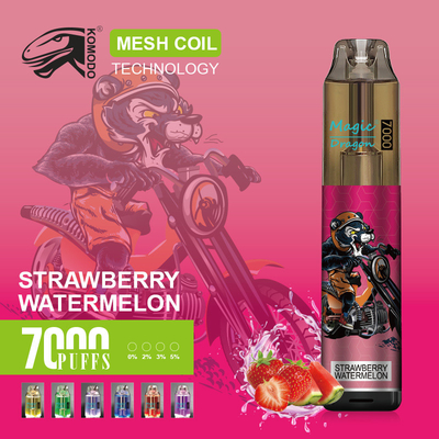 Comodo Magic Dragon 7000 Puffs Vapor jetable 2% de nicotine E-cigarette rechargeable