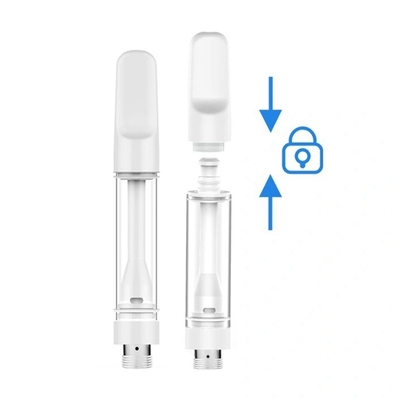 Cartouche de vapotage jetable en céramique épaisse huile 0,5 ml Cartouche de bobine en céramique 1 ml