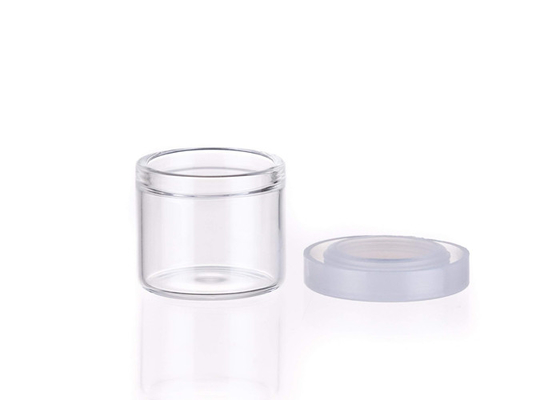 Pas de col 6 ml bocal en verre avec couvercle, contenant du concentré de verre à vapeur