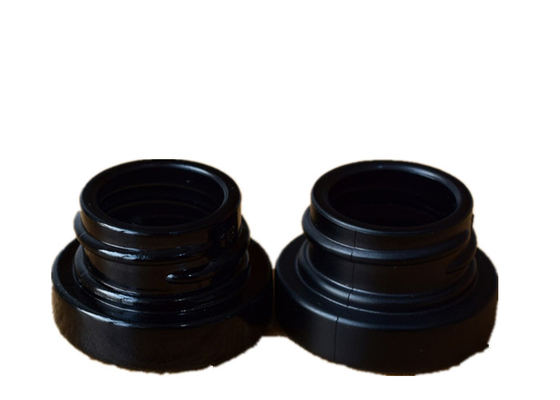 Contenant d' huile essentielle et accessoires de vapeur Bouteille en verre à l' épreuve des enfants noire 5 ml / 9 ml