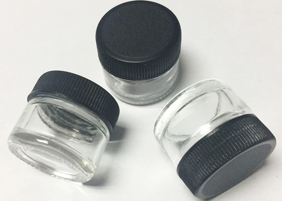 Huile de cire en plastique avec capuchon Petits flacons en verre 5 ml Capacité 24 mm largeur