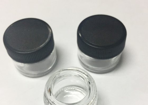 Aucune fuite d'huile de CBD Bouteilles en verre concentrée de couleur claire Capacité 5 ml