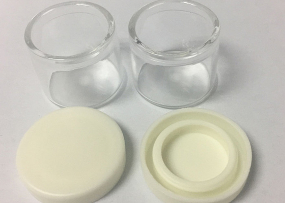 Accessoires de vapeur de qualité alimentaire 6 ml pot en verre pour l'huile de CBD concentrée en cire