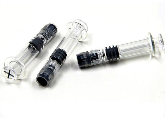 Cartouche d'huile de CBD Accessoires de vapeur Seringue à serrure Luer en verre de 1 ml avec marque de mesure