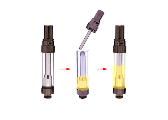 0.5 ml 1 ml réservoir en verre cartouche en céramique vide en bobine emballage cartouches à fil 510 Amigo Liberty V5