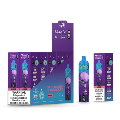 Le Dragon Magique de Komodo 15000 Puffs écran LCD jetable 20 saveurs