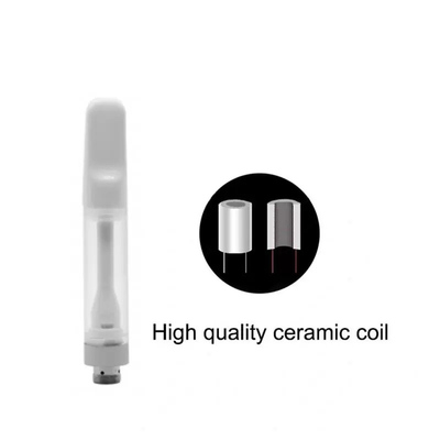 Cartouche de CBD 0,5 / 1,0 ml Cartouche de vapotage pleine atomiseur en céramique