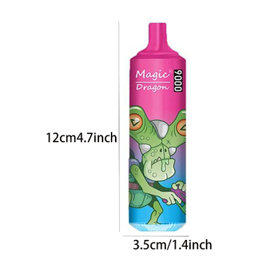 Design cool rechargeable pré-rempli RandM Tornado 9000 Puffs Vape Pen 18ML E Liquide