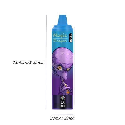 Le Dragon Magique de Komodo 15000 Puffs écran LCD jetable 20 saveurs