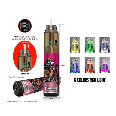 Prix de l'usine Komodo Magic Dragon 7000 Puffs Vape Pen jetable