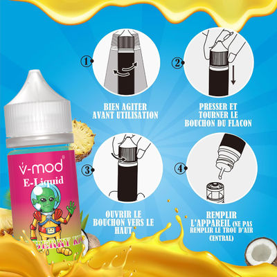 70VG / 30PG E-liquide 30 ml de jus de vapeur premium pour le kit de vapeur rechargeable