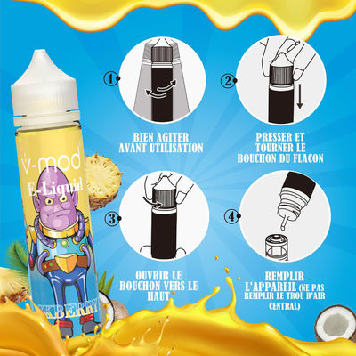 70VG / 30PG E-Liquid 60ml Juice de vapeur Premium pour le kit de vapeur rechargeable