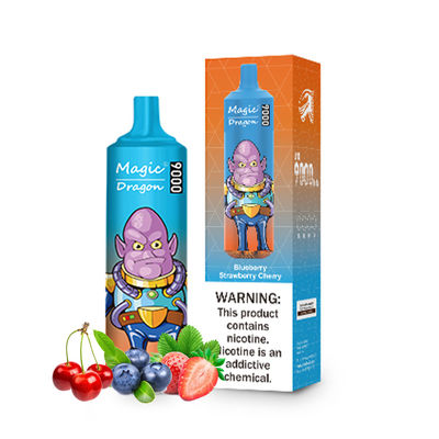 Commodore Magic Dragon 9000 Puffs Vape Pen jetable Pré-rempli Arôme de fruits