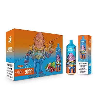 Commodore Magic Dragon 9000 Puffs Vape Pen jetable Pré-rempli Arôme de fruits