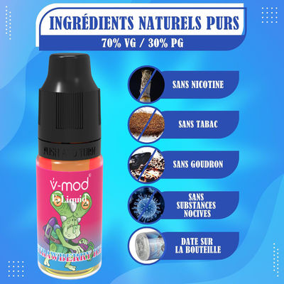 70VG/30PG Liquide de vapotage pour cigarette électronique 10 ml pour vapotage pour cigarette électronique