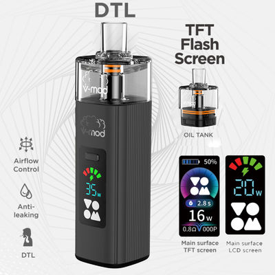 Kit de démarrage de cigarette électronique Cigarette électronique rechargeable 5.0 ml réservoir 1000mAh batterie