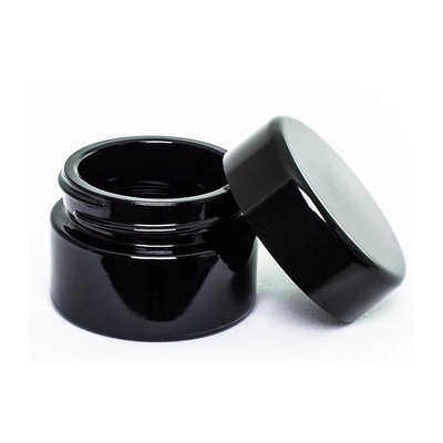 Couvercles en plastique Récipients en verre pour le concentré Dab Jar 5ml 6ml 9ml Capacité Logo personnalisé