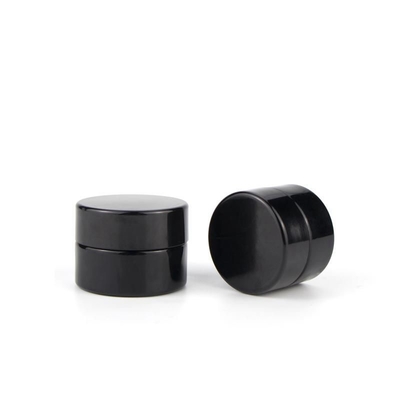 Couvercles en plastique Récipients en verre pour le concentré Dab Jar 5ml 6ml 9ml Capacité Logo personnalisé