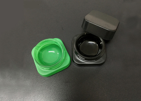 Contenant de concentré en verre cube à l'épreuve des enfants 5 ml Bouteille de verre carrée ((500 pièces)