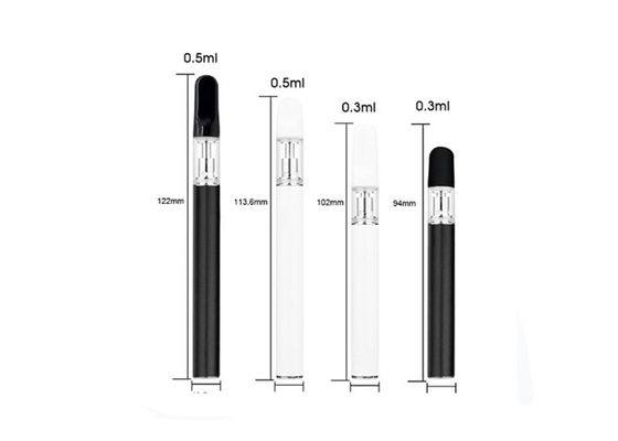 Charge inférieure Ccell stylo expédient à vapotage 280mA batterie 0,3 ml cartouche en céramique 0,5 ml